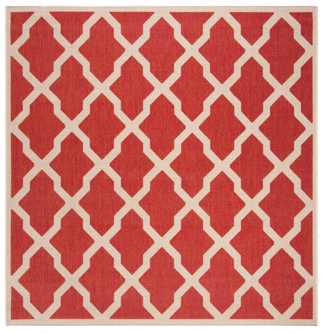 Safavieh Beach House Bhs122Q Red/Creme Rug.