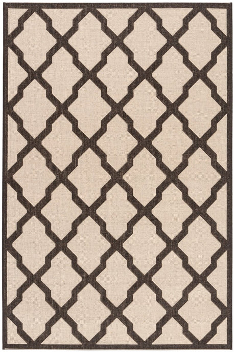 Safavieh Beach House Bhs122U Creme/Brown Rug.