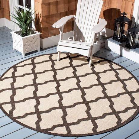 Safavieh Beach House Bhs122U Creme/Brown Rug.