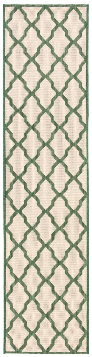 Safavieh Beach House Bhs122W Cream/Green Rugs.