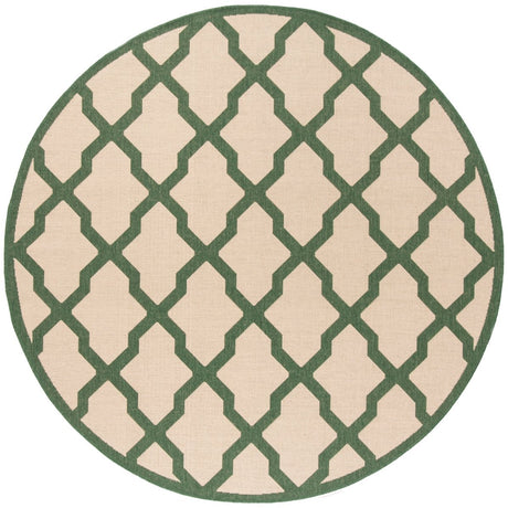 Safavieh Beach House Bhs122W Cream/Green Rugs.