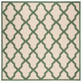 Safavieh Beach House Bhs122W Cream/Green Rugs.