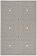 Safavieh Beach House Bhs123A Light Grey/Charcoal Rug.