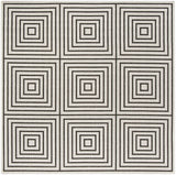 Safavieh Beach House Bhs123A Light Grey/Charcoal Rug.