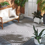 Safavieh Beach House Bhs123A Light Grey/Charcoal Rug.