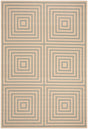 Safavieh Beach House Bhs123L Cream/Aqua Rugs.