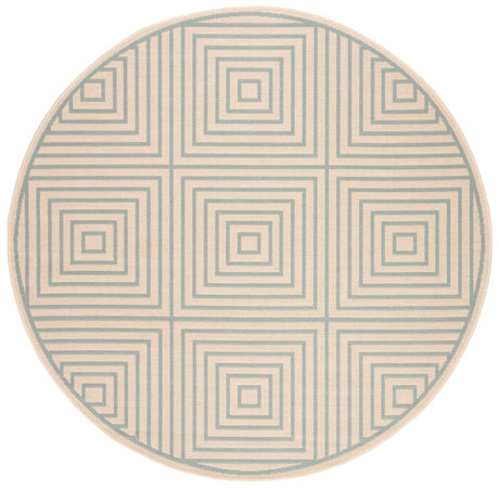 Safavieh Beach House Bhs123L Cream/Aqua Rugs.