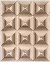 Safavieh Beach House Bhs123U Creme/Brown Rug.