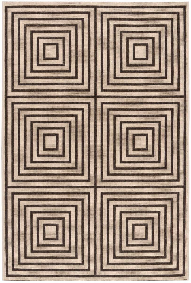 Safavieh Beach House Bhs123U Creme/Brown Rug.