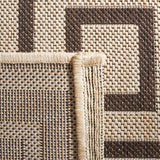 Safavieh Beach House Bhs123U Creme/Brown Rug.