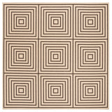 Safavieh Beach House Bhs123U Creme/Brown Rug.