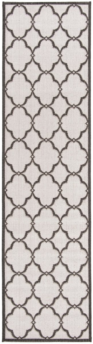 Safavieh Beach House Bhs125A Light Grey/Charcoal Rug.