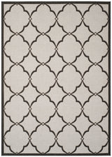 Safavieh Beach House Bhs125A Light Grey/Charcoal Rug.