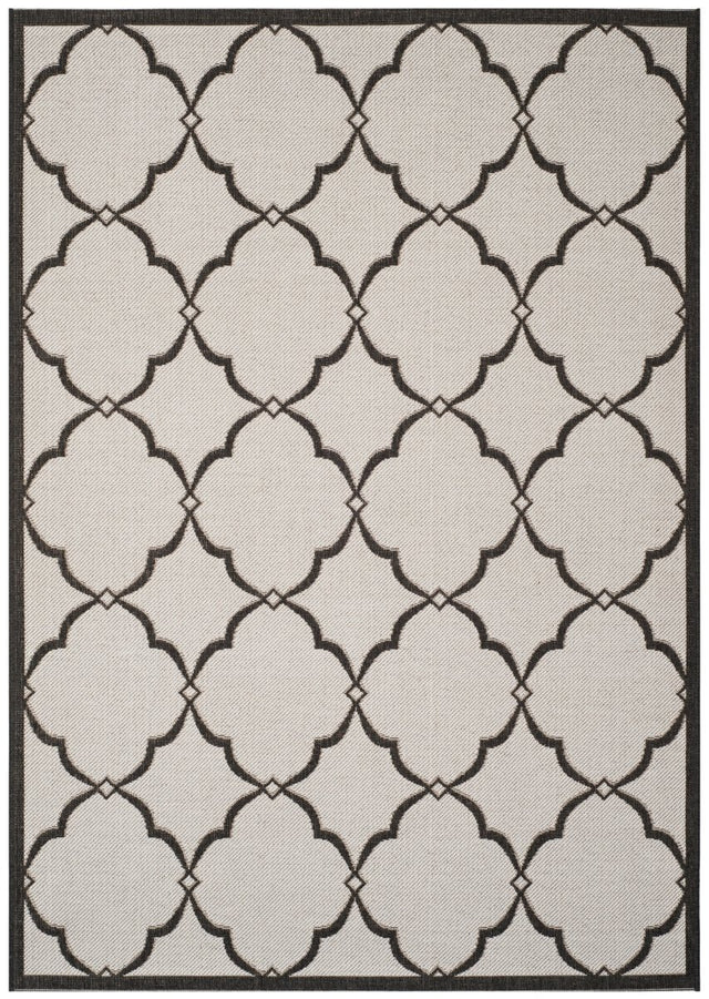 Safavieh Beach House Bhs125A Light Grey/Charcoal Rug.