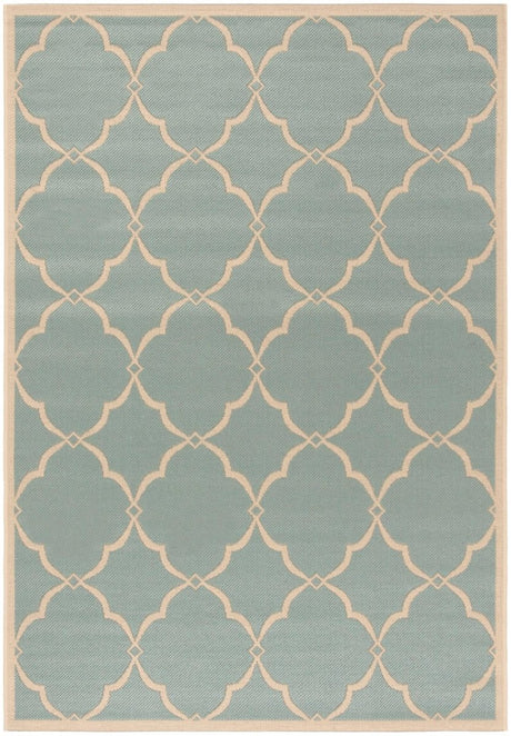 Safavieh Beach House Bhs125K Aqua/Cream Rugs.