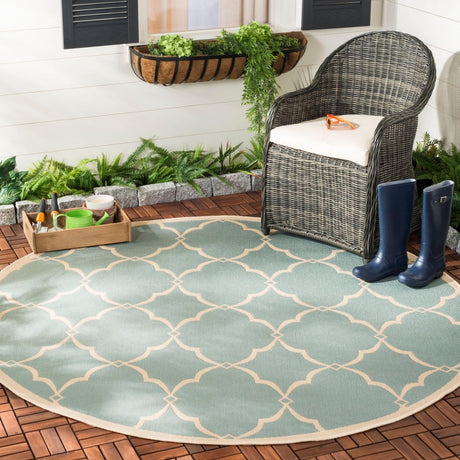 Safavieh Beach House Bhs125K Aqua/Cream Rugs.