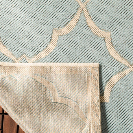 Safavieh Beach House Bhs125K Aqua/Cream Rugs.