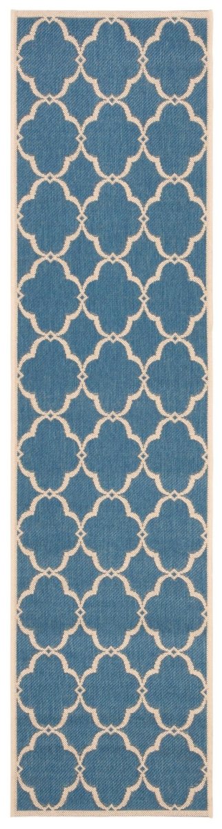 Safavieh Beach House Bhs125M Blue/Creme Rugs.