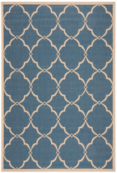 Safavieh Beach House Bhs125M Blue/Creme Rugs.