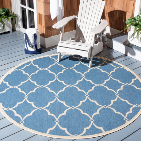 Safavieh Beach House Bhs125M Blue/Creme Rugs.