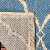 Safavieh Beach House Bhs125M Blue/Creme Rugs.