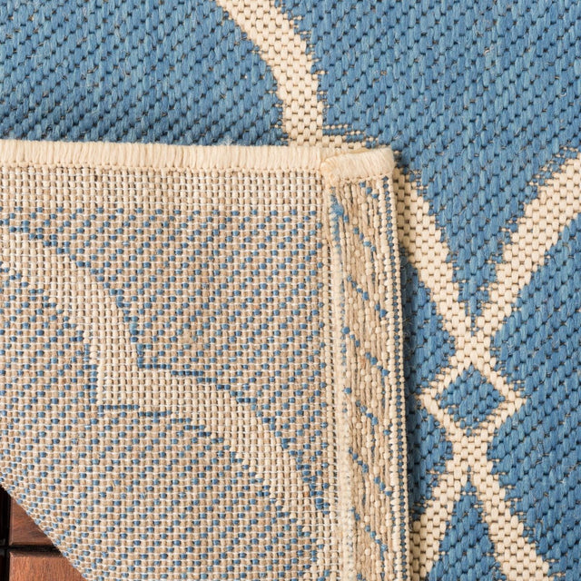 Safavieh Beach House Bhs125M Blue/Creme Rugs.