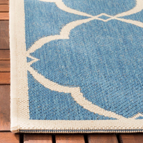 Safavieh Beach House Bhs125M Blue/Creme Rugs.