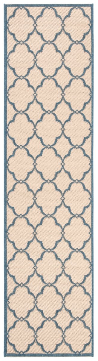 Safavieh Beach House Bhs125N Cream/Blue Rugs.