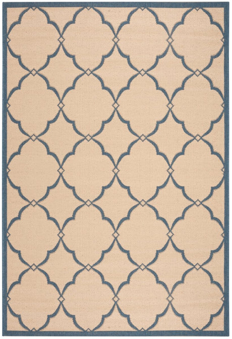 Safavieh Beach House Bhs125N Cream/Blue Rugs.