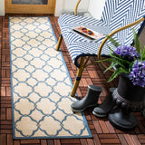 Safavieh Beach House Bhs125N Cream/Blue Rugs.