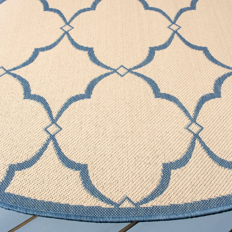 Safavieh Beach House Bhs125N Cream/Blue Rugs.