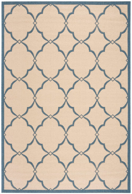 Safavieh Beach House Bhs125N Cream/Blue Rugs.