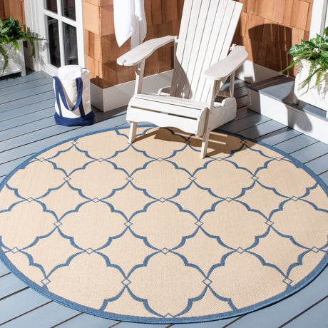 Safavieh Beach House Bhs125N Cream/Blue Rugs.