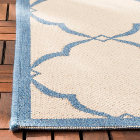 Safavieh Beach House Bhs125N Cream/Blue Rugs.