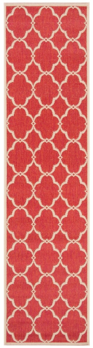 Safavieh Beach House Bhs125Q Red/Creme Rugs.