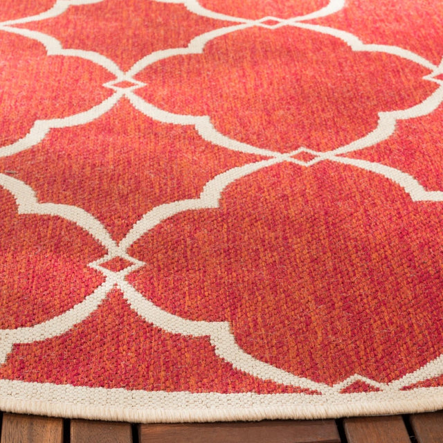 Safavieh Beach House Bhs125Q Red/Creme Rugs.