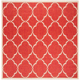 Safavieh Beach House Bhs125Q Red/Creme Rugs.