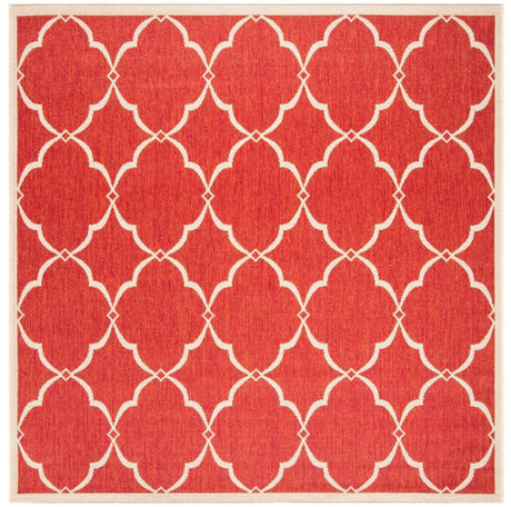 Safavieh Beach House Bhs125Q Red/Creme Rugs.