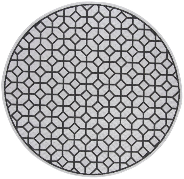 Safavieh Beach House Bhs127A Light Grey/Charcoal Rug.