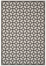 Safavieh Beach House Bhs127A Light Grey/Charcoal Rug.
