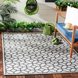 Safavieh Beach House Bhs127A Light Grey/Charcoal Rug.