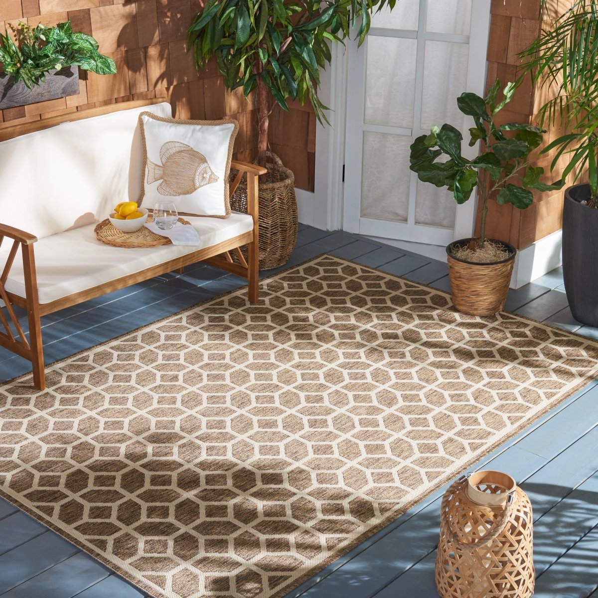 Safavieh Beach House Bhs127D Beige/Cream Rugs.