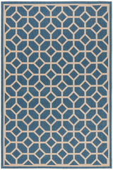 Safavieh Beach House Bhs127M Blue/Creme Rugs.