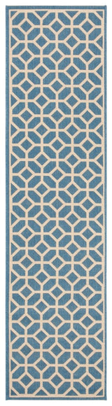 Safavieh Beach House Bhs127M Blue/Creme Rugs.