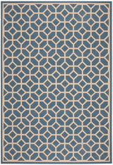 Safavieh Beach House Bhs127M Blue/Creme Rugs.