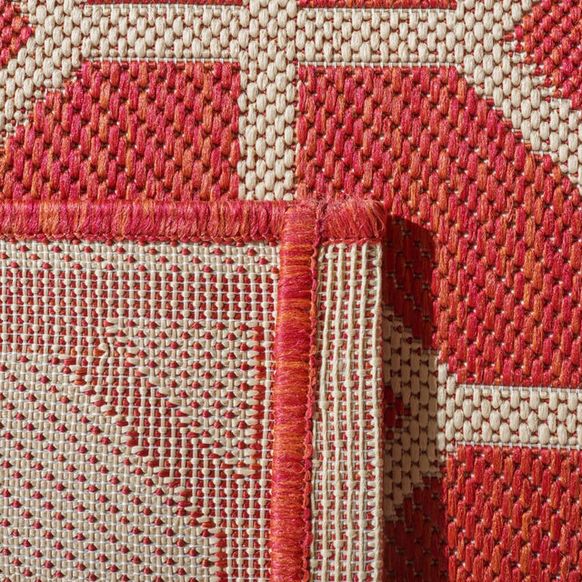 Safavieh Beach House Bhs127Q Red/Creme Rugs.