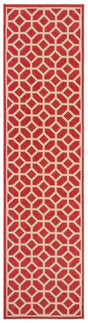 Safavieh Beach House Bhs127Q Red/Creme Rugs.