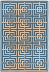 Safavieh Beach House Bhs128M Blue/Creme Rugs.