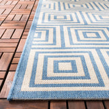Safavieh Beach House Bhs128M Blue/Creme Rugs.