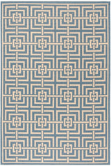 Safavieh Beach House Bhs128M Blue/Creme Rugs.